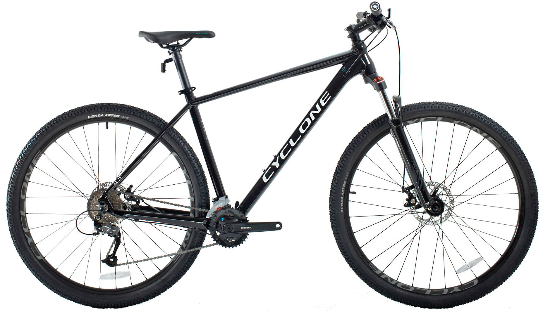 Фотография Велосипед Cyclone AX 29" размер L рама 20” 2022 Черный